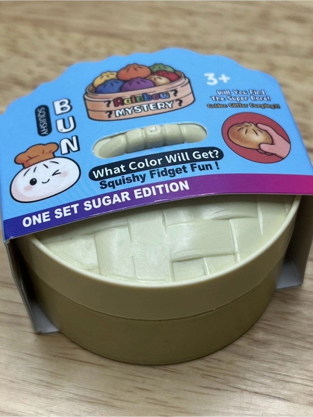 Squishy Bun - Sugar Edition Viral squishy bun Dumplings Rainbow Sugar New